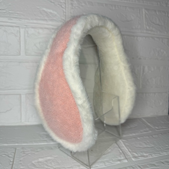 New Kids Winter Earmuff , Pink, Soft Warm Plush Ear Covers for Children Cold - Picture 2 of 5